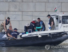 헝가리 유람선 현장서 한국인 남성 추정 시신 수습…인양 작업 착수