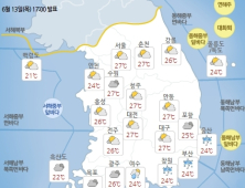 [대구·경북 날씨] 북·서부 내륙 오후에 소나기…큰 더위 없어