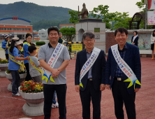 군위군 등굣길 4대 불법 주·정차 금지 홍보