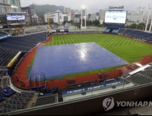 프로야구 창원·대구·대전 경기, 비로 취소