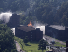 미국 위스키 창고 대형 화재…위스키 675만병 소실