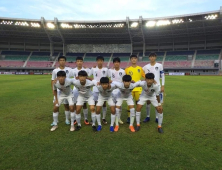 韓 U-15 축구 대표팀, 국제친선대회서 미얀마에 3-1 승리