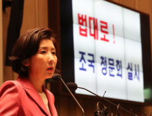 나경원 “조국, 국회 기습침략…민주당은 후보자 홍보기획사인가”