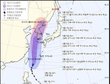 몸집 키우는 태풍 ‘링링’…주말 한반도 관통