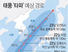 태풍 '타파' 영향…제주·남해안 물폭탄