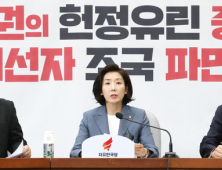 나경원 “조국, 유리할 땐 장관 불리하면 가장인가…검사협박전화는 중범죄”