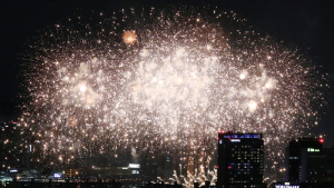 10만여발 불꽃 쏘아올린 서울세계불꽃축제…외국인 등 관람객 100만명 몰려