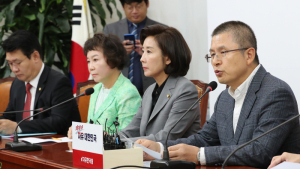 나경원 “조국 사퇴는 사필귀정…국정 제자리 찾기위해 文대통령 사과해야”