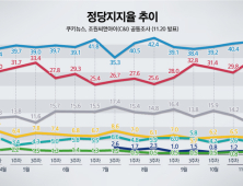 2019년 11월 3주차 정당지지율 인포그래픽