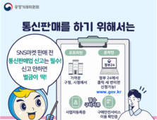 “SNS마켓 사업자, 판매업 신고하세요”…공정위, 상거래 주의사항 캠페인 전개