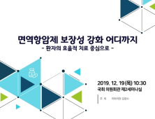 김광수, ‘면역항암제 보장성 강화 국회 토론회’ 19일 개최