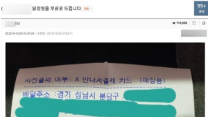 “왕따 가해자가 피해자 괴롭히려 닭강정 33만원어치 거짓 주문”