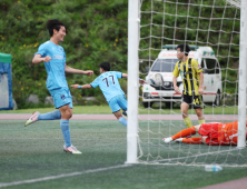 천안시축구단, 이적생들 '맹활약' 춘천에 2-1 승리