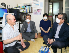 정용래 유성구청장, 제75주년 광복절 맞아 '故 이준영 선생' 유족  위문