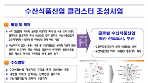 부산시, '수산식품산업 클러스터 조성사업' 예타 대상 사업 선정