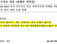 하태경, 秋 ‘카투사 휴가 미 육군 규정’ 주장에… “가짜뉴스” 비판