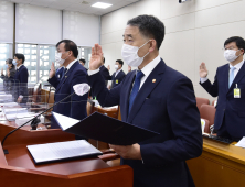 [2020 국감] 선서하는 박능후 장관