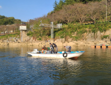 하동군, 집중호우로 쓸려간 섬진강 재첩 서식지 복원