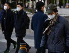 기온 '뚝' 추위에 빨라지는 발걸음