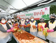 달성군, 새터민 160가구에 김장 500포기 전달