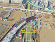 익산 평화육교 내년 6월 개통...공정률 75% 막바지 공사