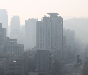 '추위  대신 미세먼지'