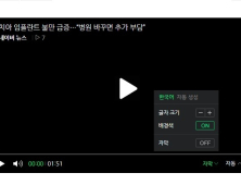 네이버, AI 기술로 동영상 뉴스에 자동자막...'긴 문장도 OK'