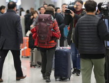 조기 귀국한 충남교육청 교사들