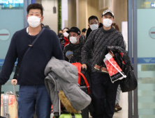 '마스크 쓰고 입국'