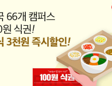 [유통 단신] 위메프 W캠퍼스, 대학 구내식당 ‘100원 식권’ 판매