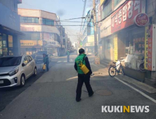 [포토] 확진자 발생 대전 궁동 전역 긴급방역