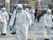 '강남 일대 방역 나선 군병력'