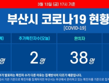 [종합]13일 오후 부산 코로나19 확진자 2명 늘어