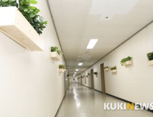 안양시, 시청사에 공기정화식물 화분 74개 배치