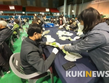 [총선]전주 완산구개표소 비례정당 분류 분주