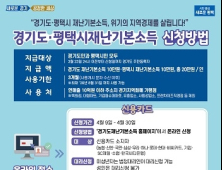 평택시, 재난기본소득 9일 접수 시작…신청 5부제 시행