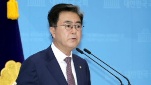 김태흠, 통합당 원내대표 경선 ‘중도하차’