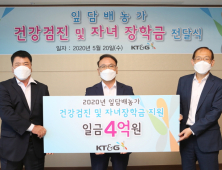 KT&G, 잎담배 생산 농가에 ‘건강검진·장학금’ 지원