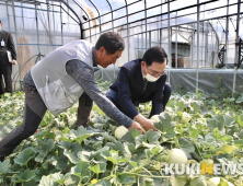 박상돈 천안시장, 농민과의 소통 위해 농가 방문