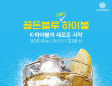 골든블루, 하이볼 시장 진출… ‘골든블루 더블샷 하이볼’ 출시