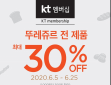 CJ푸드빌 뚜레쥬르, KT멤버십 ‘더블할인 스페셜 프로모션’ 전개