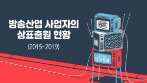 [쿠키T랩] 방송산업 사업자의 상표출원 현황(2015~2019)