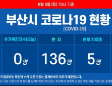 부산 코로나19 신규 확진자 8일째 없어···누계 확진자 144명