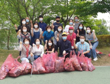 경산시 보건행정과, 남매지 환경정화활동 나서