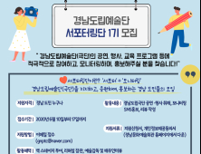 경남도립예술단, 서포터링단 1기 모집