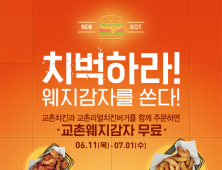 교촌치킨, 교촌리얼치킨버거 웨지감자 증정 프로모션