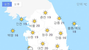 [오늘 날씨] 구름 많고 제주·남부 비소식… 무더위 계속