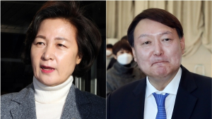 충돌 중인 추미애·윤석열, 대통령 주재 반부패협의회서 ‘대면’
