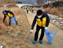 전주시설공단, 전주천 등 하천 환경정화 봉사활동