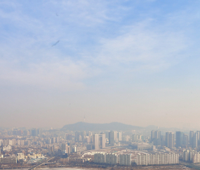 북극 한파 물러난 자리 차지한 초미세먼지